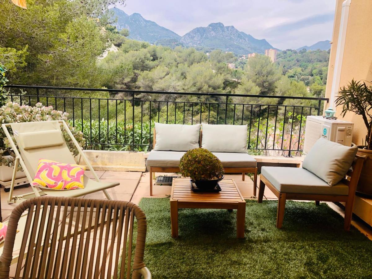 Mon Appart Avec Terrasse Et Piscine Roquebrune-Cap-Martin Ngoại thất bức ảnh